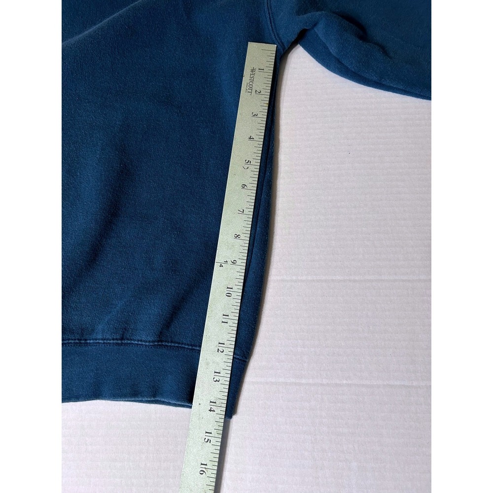 Vintage Bum Equipment B Block Letter Sweatshirt Blue Crew Neck Men's M - Picture 4 of 7